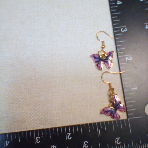 Butterfly Earrings - Picture 3 of 3